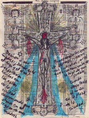La Crucifixi�n. Ra�l Albanece. Mayo 2002.