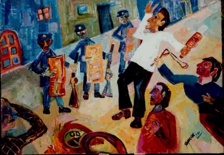 Enfrentamientos (Serie 20 de diciembre). Horacio Rodolfo S�nchez. Enero 2002.